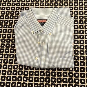 Vineyard Vines Murray Shirt Large Blue and white check
